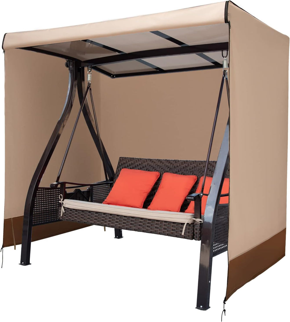 Outdoor Swing Covers Waterproof for Patio Swing 3 Seater