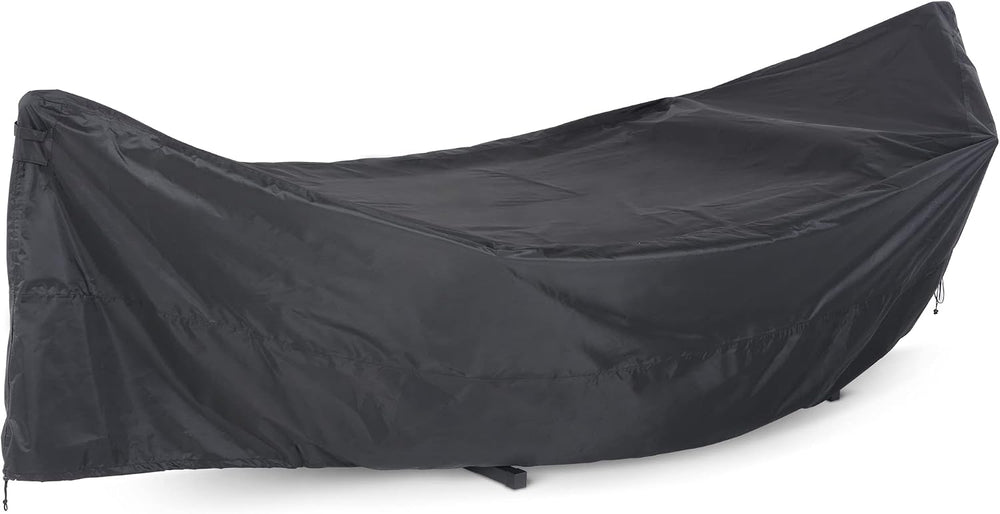 ANOW Heavy Duty Waterproof Hammock Cover for 12FT Stand, Grid Black