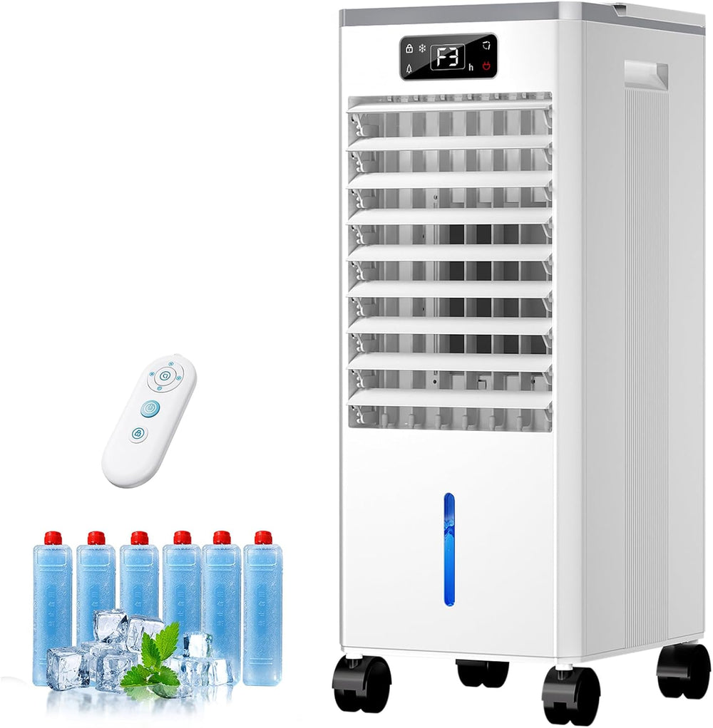 Evaporative Air Cooler, 4-IN-1 Portable Air Conditioners
