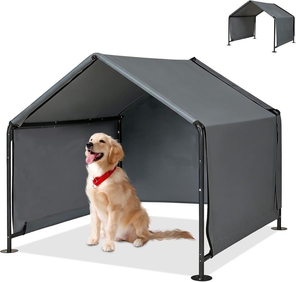 Large Dog Shade for Outside - Outdoor Dog Canopy Pet House Dog Tent Shelter