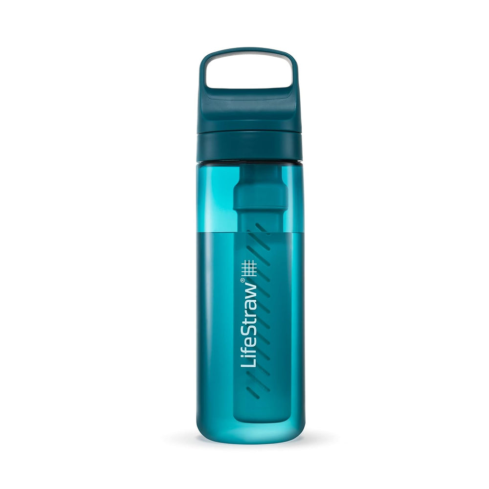 LifeStraw Go Series – BPA-Free Water Filter Bottle for Travel and Everyday us...
