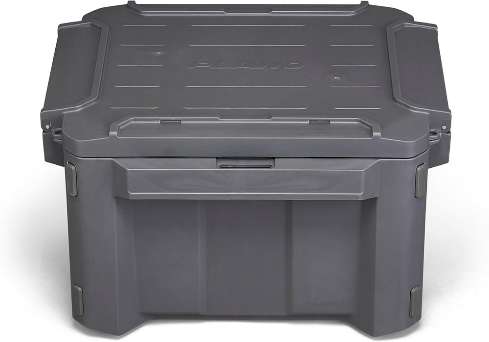 Plano GoNow Storage Trunk, Small, Charcoal, Season-Proof Stackable Gear Box w...