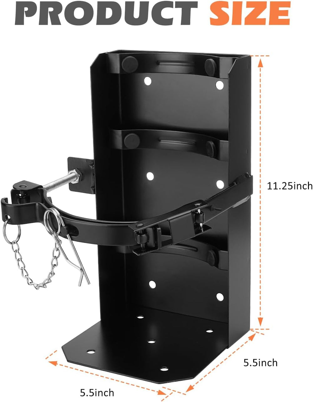 SPARKWHIZ 10 lb Dry or 5 lb CO2 Fire Extinguisher Mounting Bracket