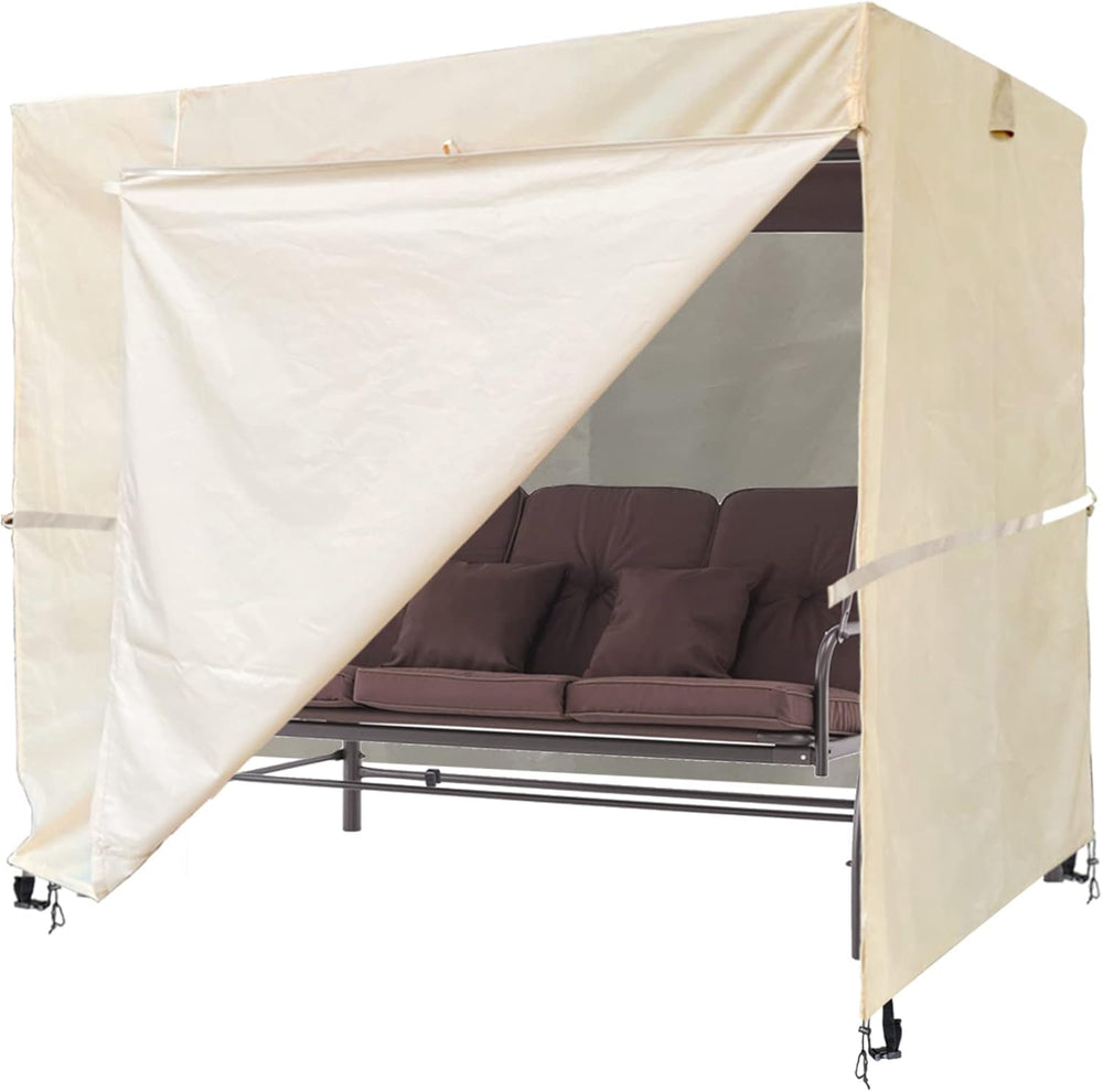 Ourdoor Swing Cove,3 Triple Seater Hammock Cover Garden Swing Cover Garden Ha...