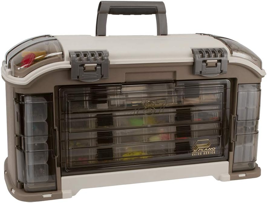 Plano Angled 787 Guide Series Stowaway Tackle System- Includes 7 Stowaways, F...