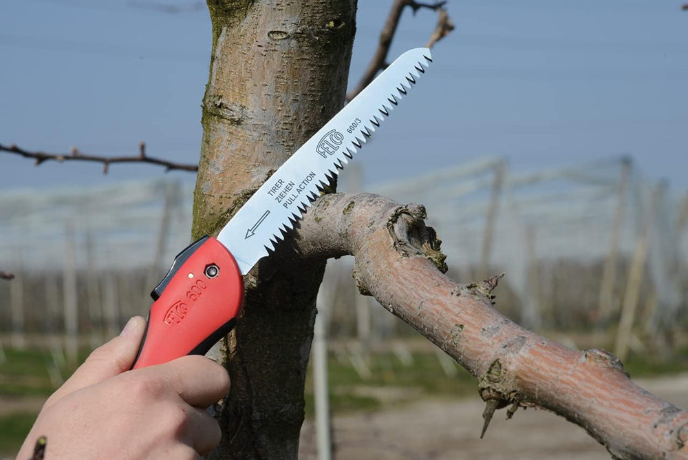 Felco Folding Saw (F 600) - Classic Tree Pruning Saw with Pull-Stroke Action,...