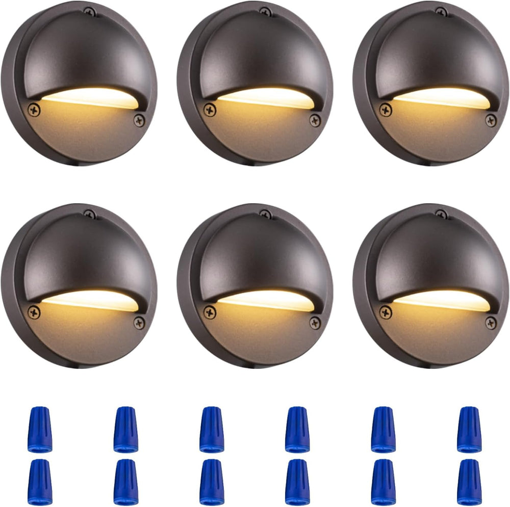 ORB Aluminum Low Voltage Deck Lights 2.5W 2700K 180lm IP65 3.74In