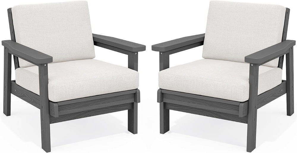 SERWALL HDPE Outdoor Sofa Set of 2