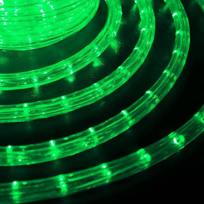 50ft LED Rope Lights Outdoor, 360 LED Connectable and Flexible Tube Lights wi...