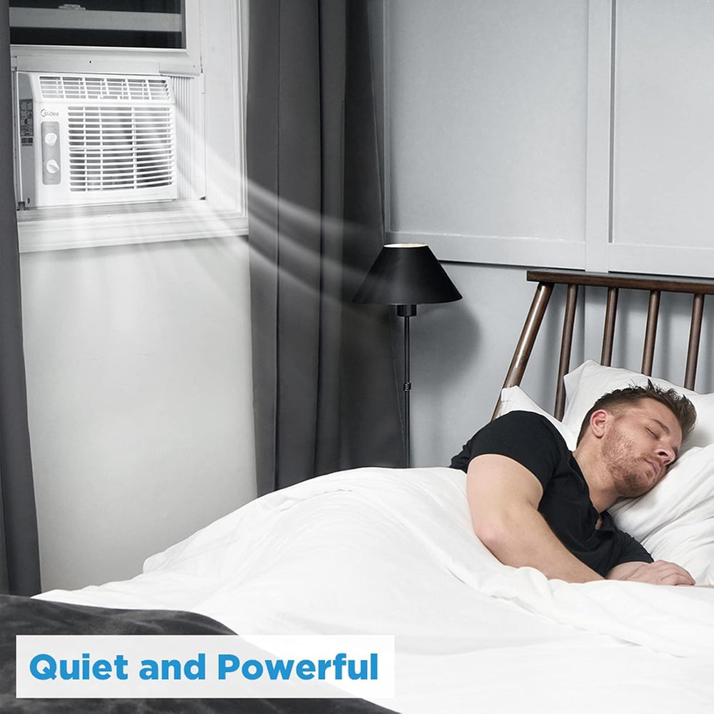 Midea 5,000 BTU EasyCool Small Window Air Conditioner - Cool up to 150 Sq. Ft...