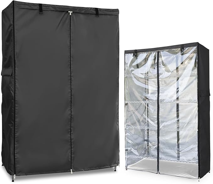 Waterproof Shelf Cover,Outdoor 600D Heavy Duty Dustproof Storage Shelves Cove...