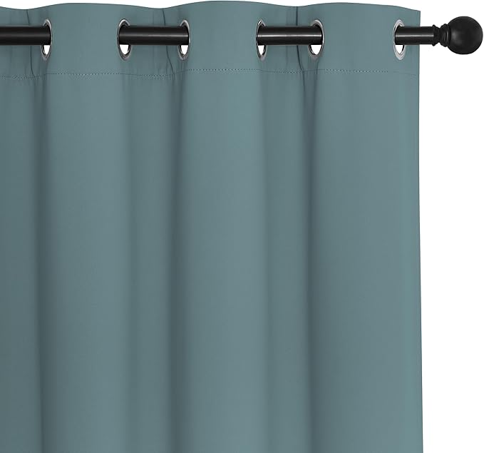 NICETOWN Blackout Curtains for Sliding Glass Door Room Divider Noise Reduce C...