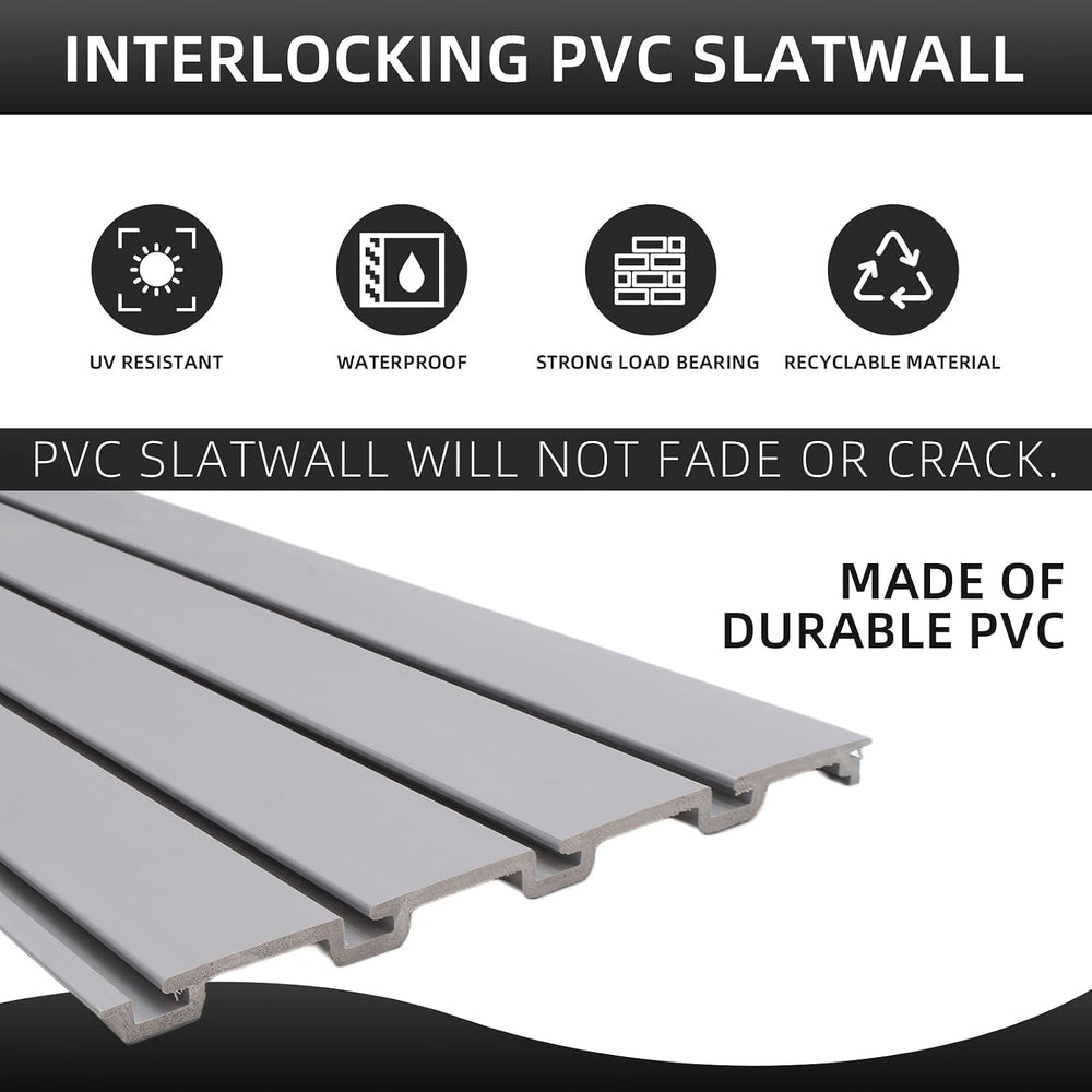 Slat Wall Paneling Garage Wall Organizer, Slatwall Panels Garage Tool Organiz...