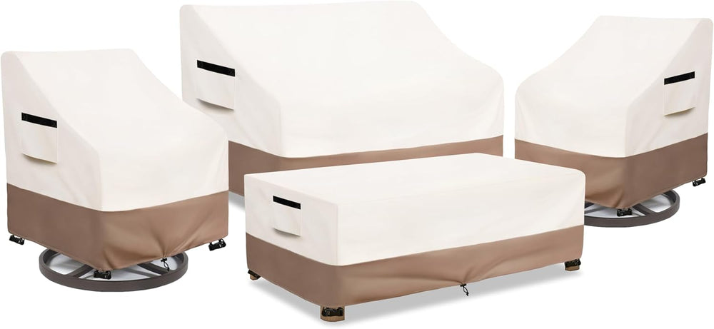 Patio Furniture Covers Waterproof 4 Piece, Large