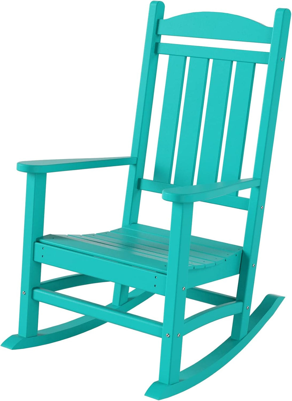 WestinTrends Malibu Outdoor/Patio Rocking Chair, Turquoise