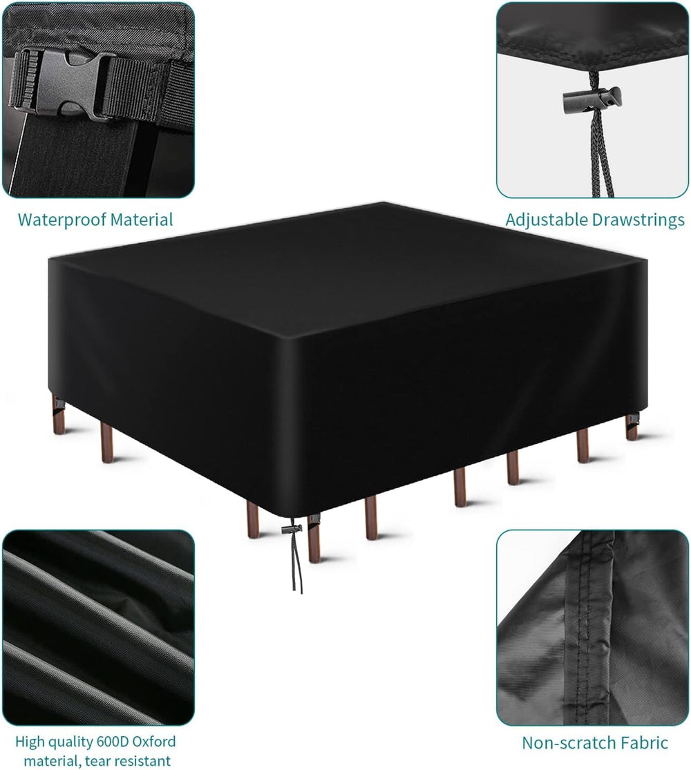 Patio Furniture Cover,Outdoor Furniture Cover Waterproof 90*65*31 In