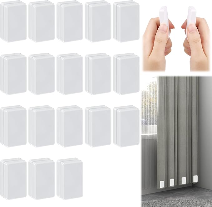 36pcs Outdoor Curtain Weights, Plastic Wrapped Magnetic Drapery Weights, Wate...