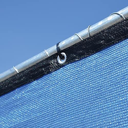 4'x50' 4ft Tall 3rd Gen Royal Blue Fence Screen Privacy Screen Windsc...