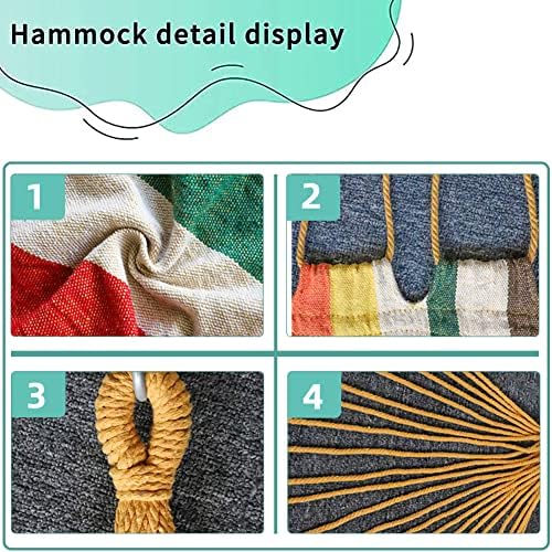Hammock Chair with Stand,Hammock Chair Stand with Hanging Swing Chair Include...