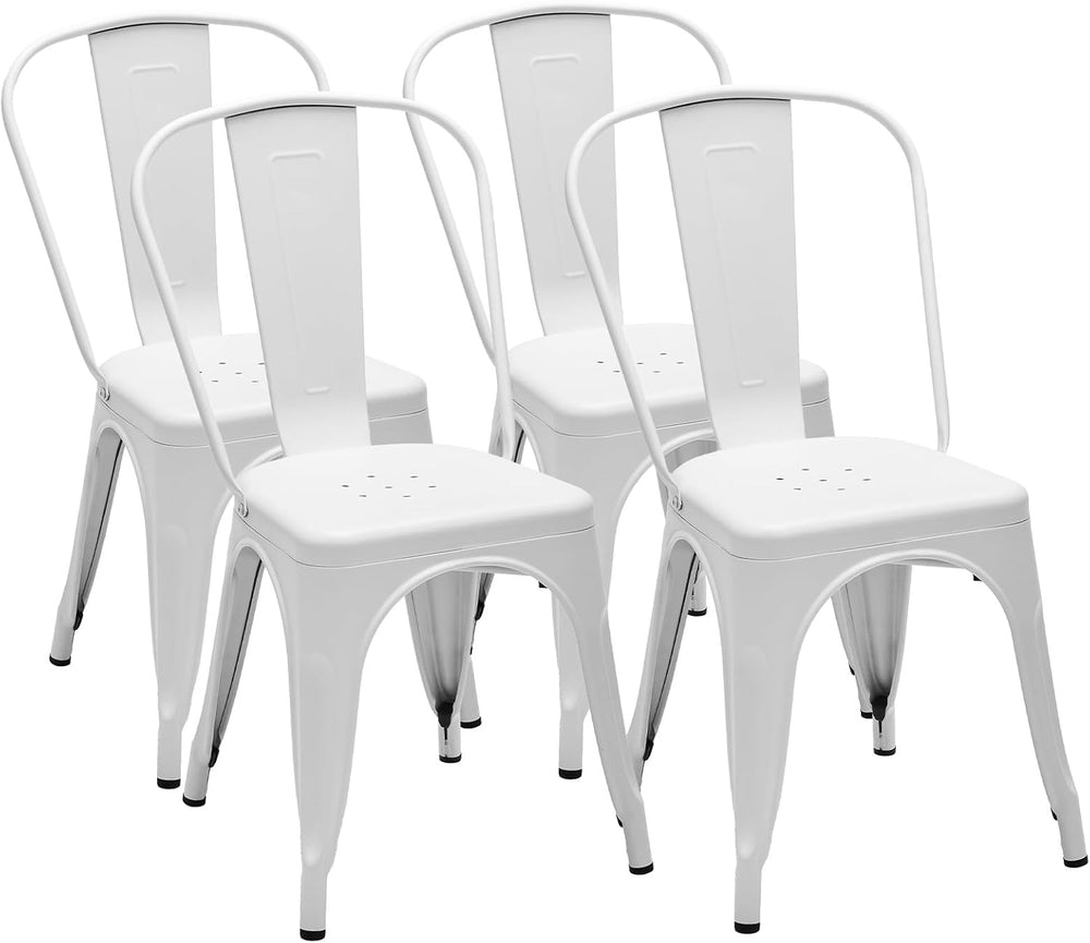 DUMOS Counter Height Bar Stools Set of 4, Bar Chairs for Kitchen Island