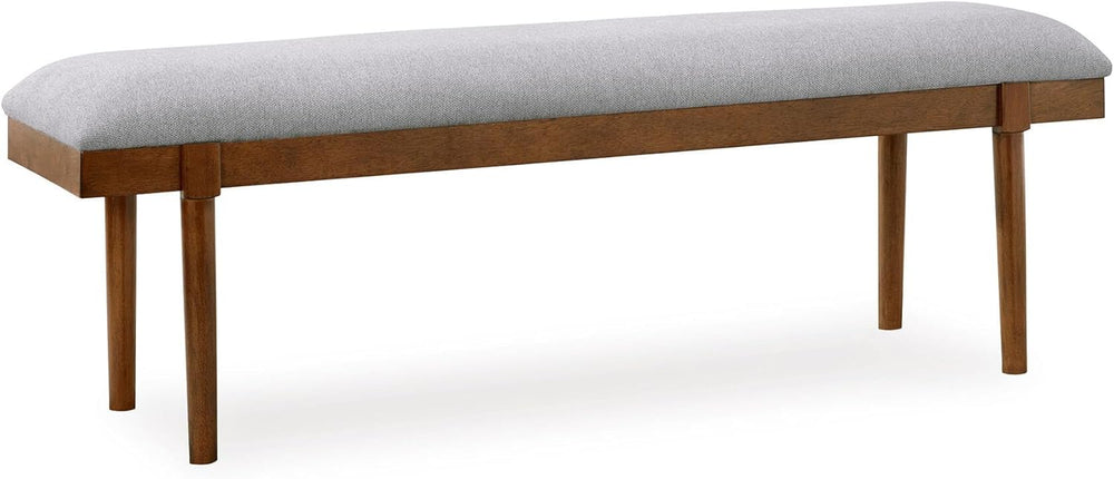 Signature Design by Ashley Dining Bench, 59" Backless Upholstered Wood