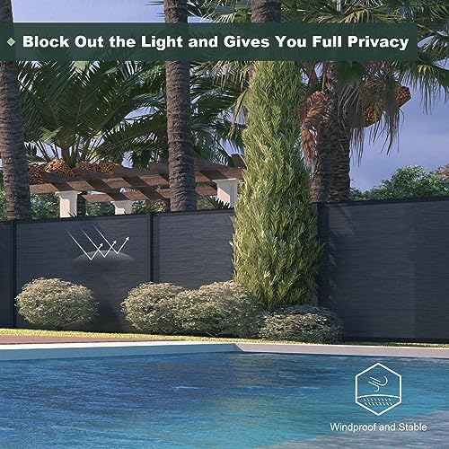 Mondaria Privacy Fence Panels for Outside,6ft(W) x 6ft(H) Outdoor Privacy Pan...