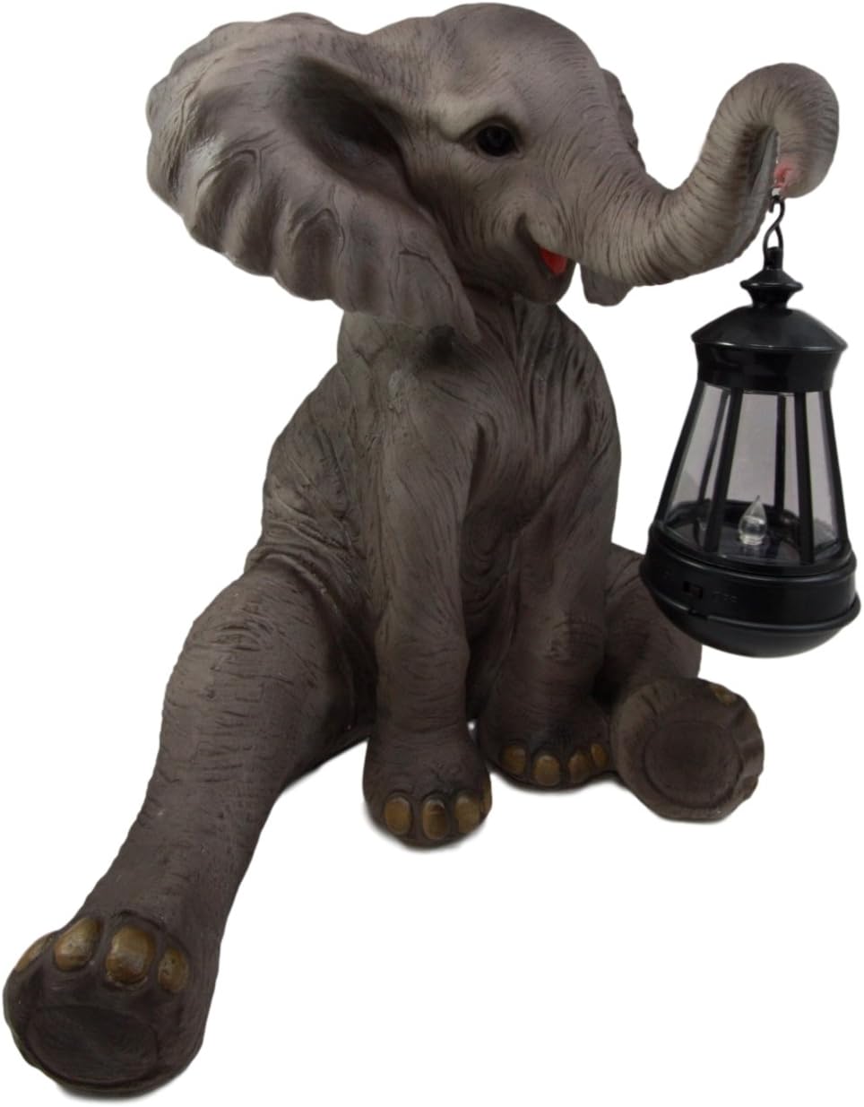 Ebros Safari Savanna Wildlife Animal Melee Adorable Pachy Elephant Statue Hom...