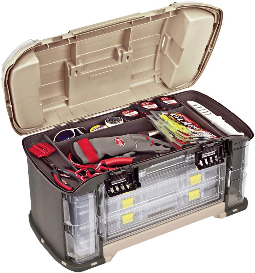 Plano Angled 787 Guide Series Stowaway Tackle System- Includes 7 Stowaways, F...