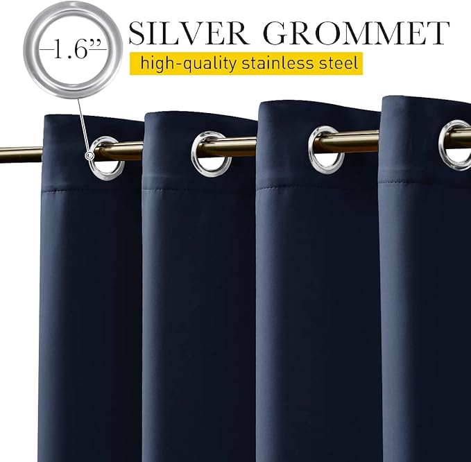 NICETOWN 2 Panels Gazebo Curtains Outdoor Waterproof & Windproof, Top and...