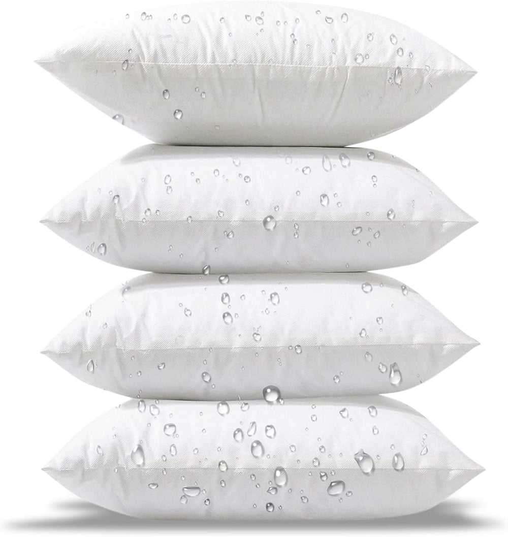 Phantoscope Outdoor Pillows Waterproof 20x20 Outdoor Pillow Inserts 4 Pack