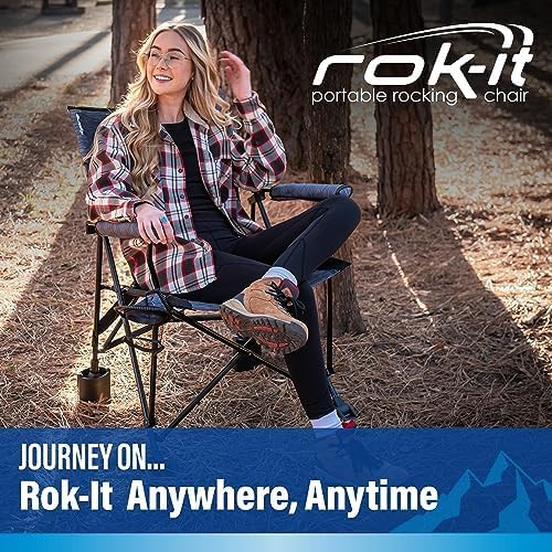 Kijaro Rok-it, Rocking Camp Chair - Enjoy the Outdoors with a Rocker Camp Cha...
