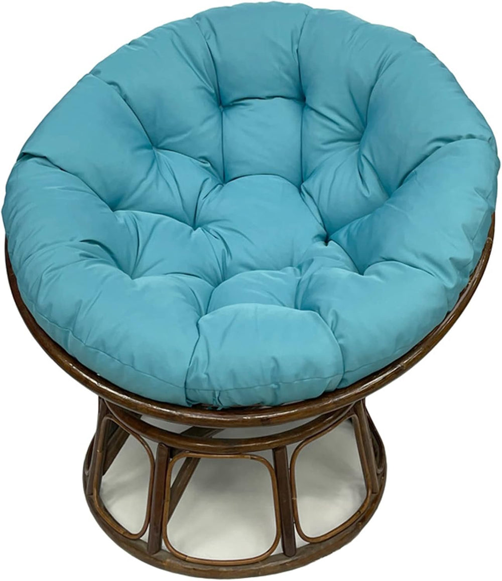 Lifup Water Resistant Papasan Chair Cushion Peacock Blue Round 24"