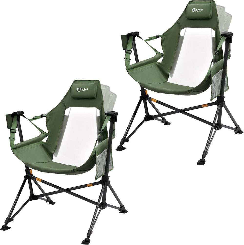 Portal Hammock Camping Chair, Portable Outdoor Swinging Chairs, Rocking Chair...