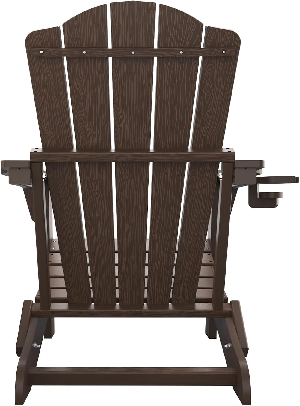 THOEOE Folding Adirondack Chair Set of 4, HDPE Fire Pit Chair Set of 4