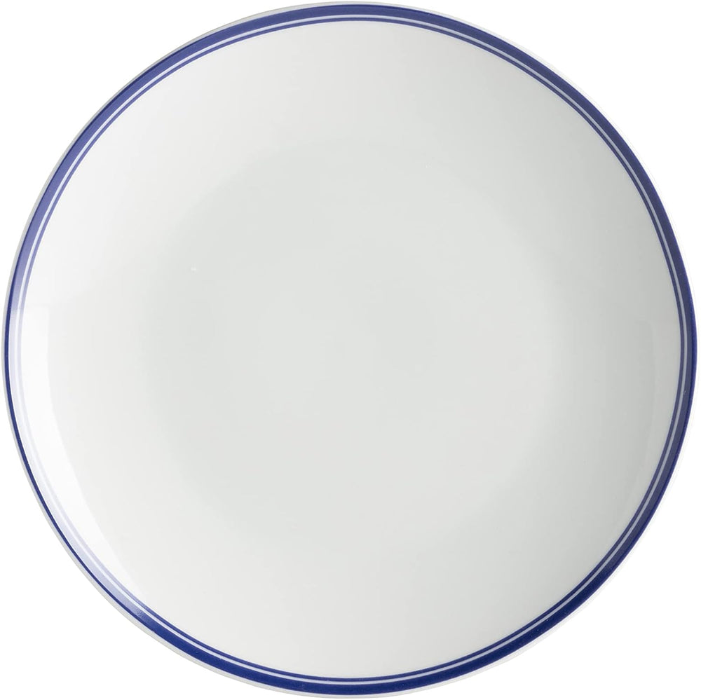 Café Stripe 12 Pc Dinnerware Set, Blue