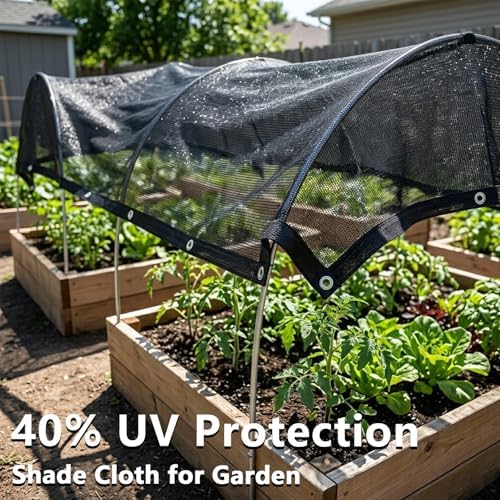 40% Garden Shade Cloth for Plants, 16x24FT Sun Shade Protection