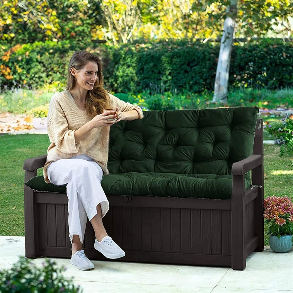 Swing Cushion Replacement Outdoor Porch Waterproof Bench Cushion 2-3 Seater W...