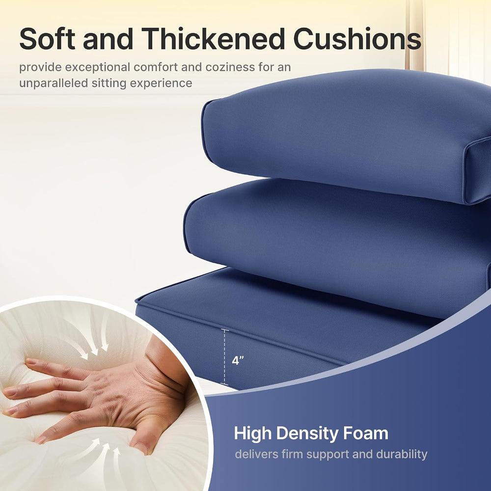 SUNCOZE 14-Piece Outdoor Cushions for Patio Furniture, 25.6"x25.6" ...