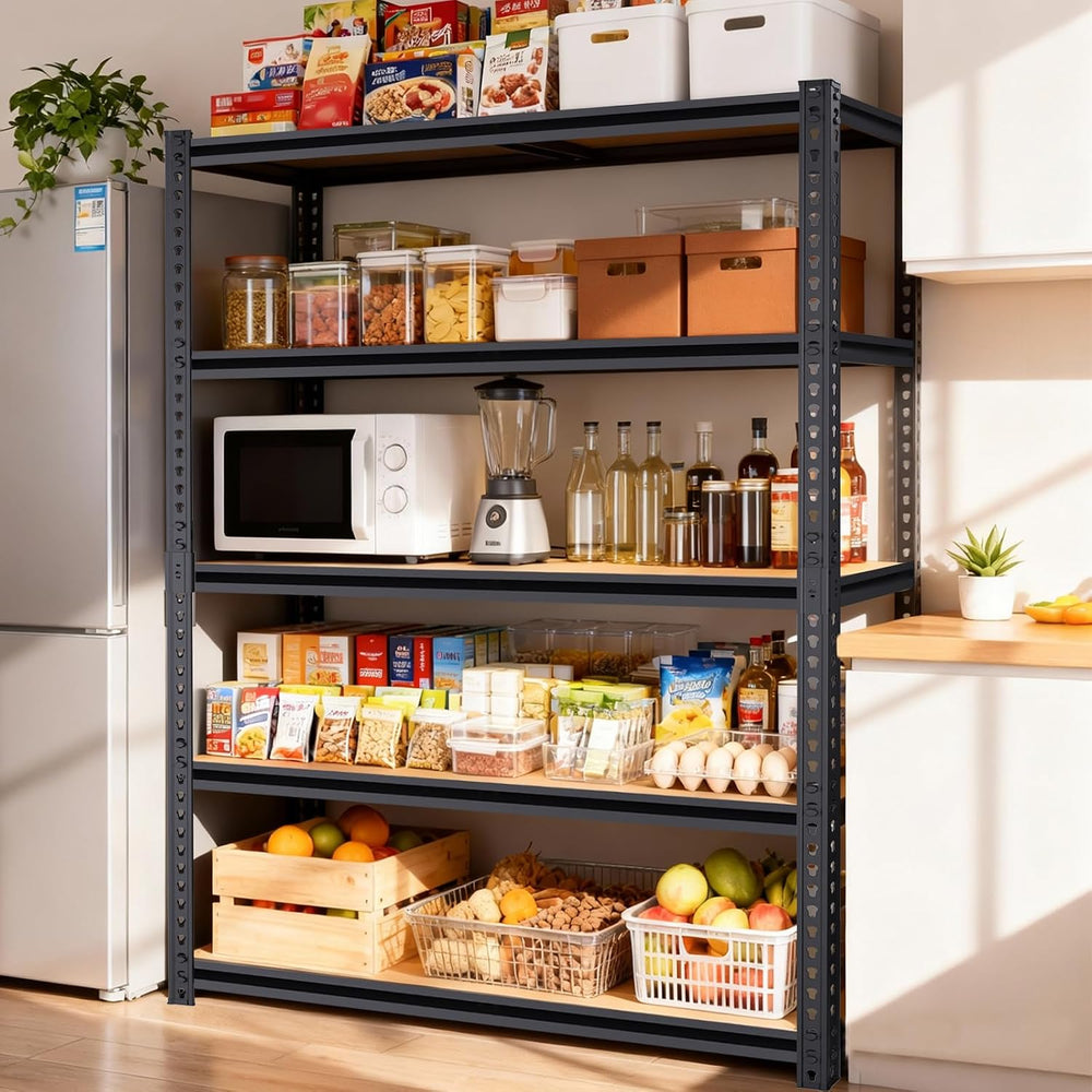 Heavy Duty Garage Shelving,5-Tier Garage Storage Shelves,2400LBS Storage Shel...