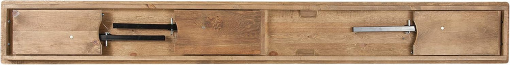 Flash Furniture Hercules 96x12 Folding Bench with Legs, Rustic