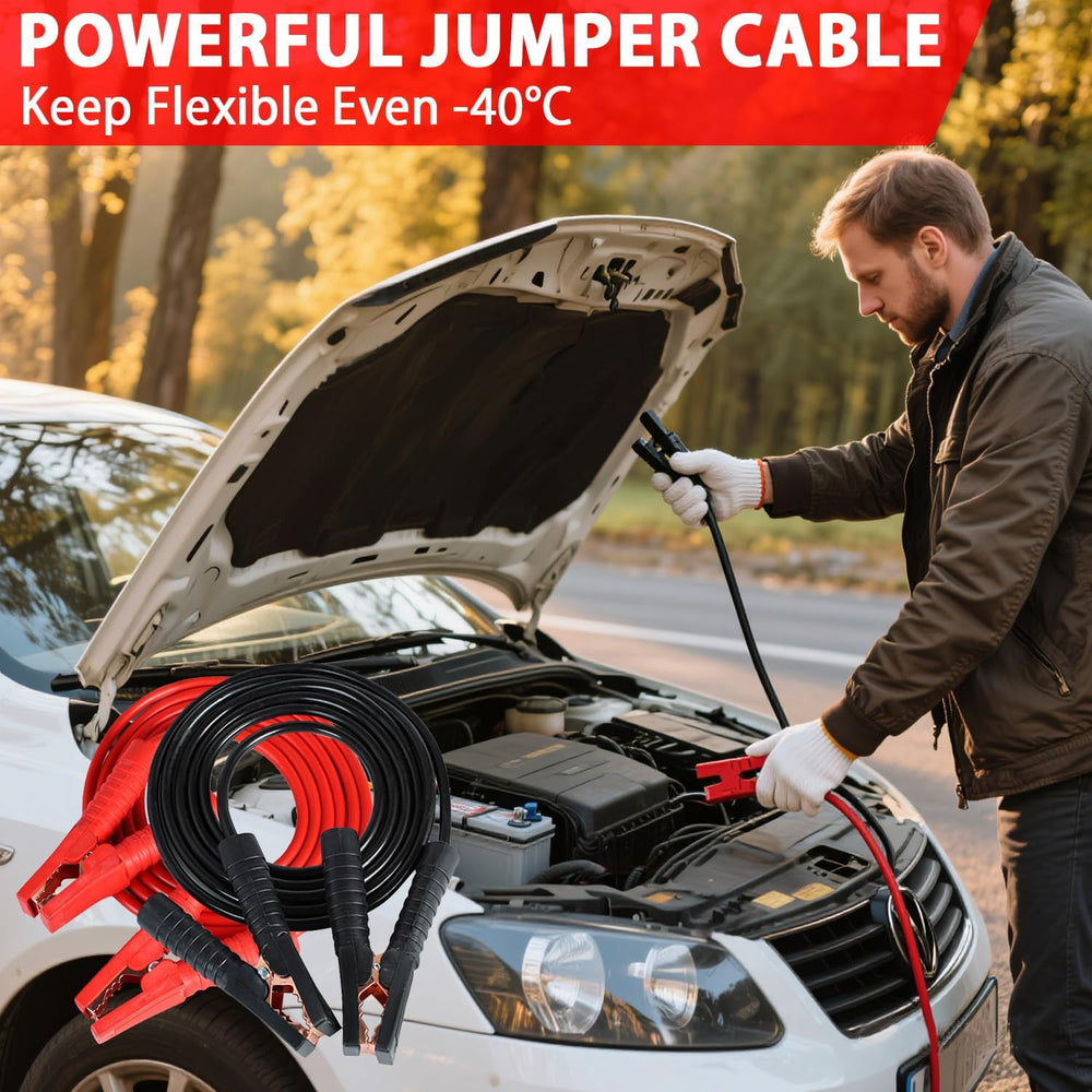 Car Emergency Roadside Tool Kit with Jumper Cable Shovel,Auto Truck Vehicle A...