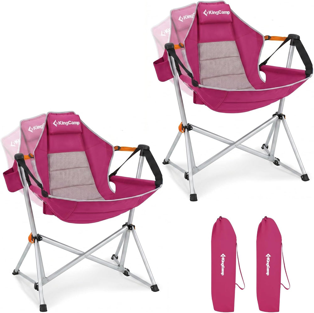 KingCamp Hammock Camping Chair, 10.3lbs Aluminum Lightweight Swing Chairs