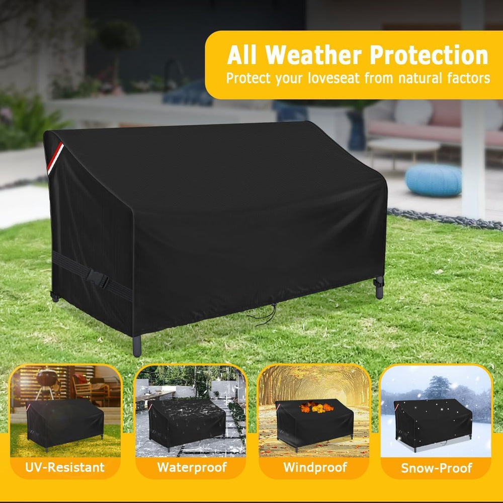 Outdoor Adirondack Waterproof Glider Bench Cover,67"L x 30"W x 42&q...