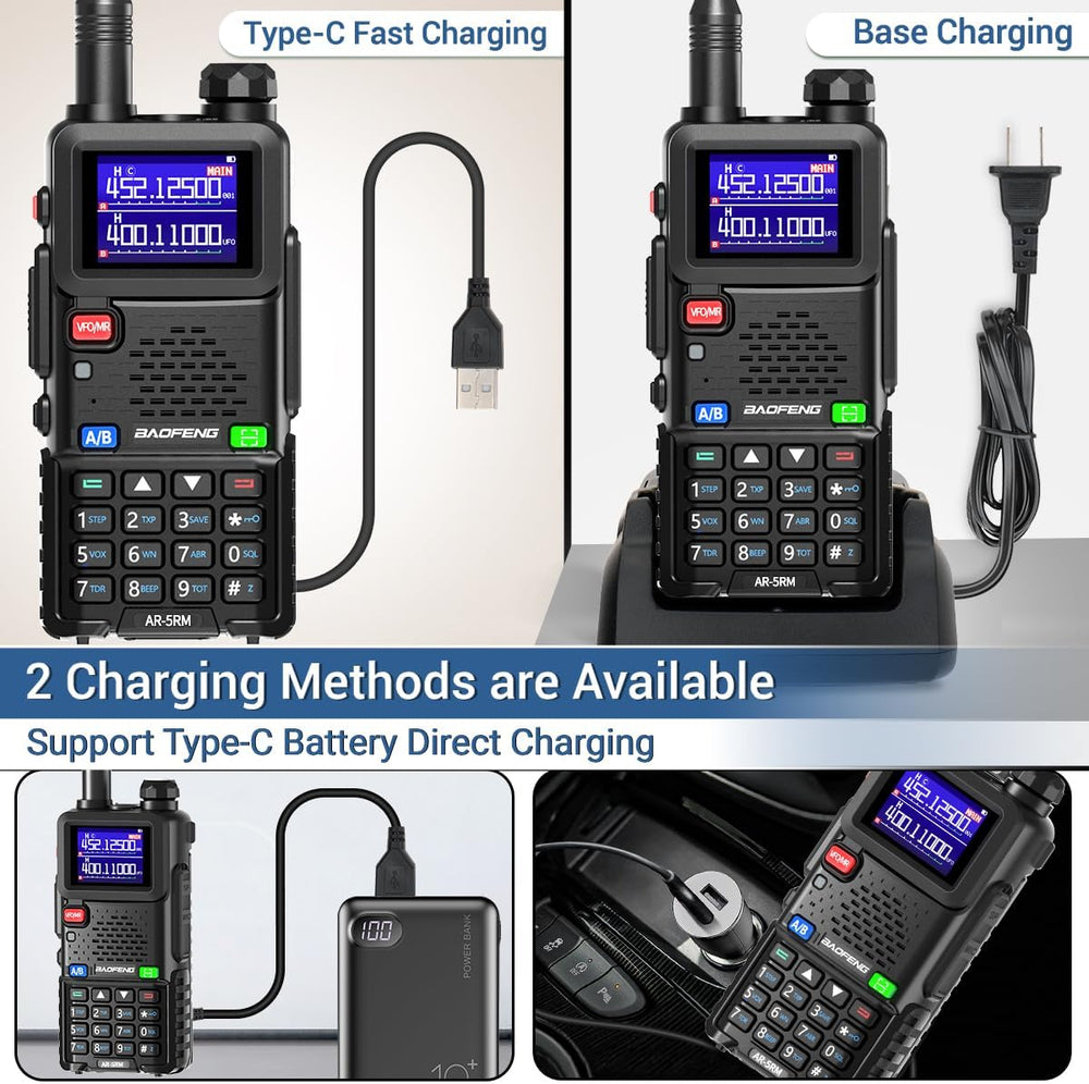 Ham Radio Baofeng Radio 5RM 10W Long Range Handheld AR-5RM Two Way Radio UV-5...