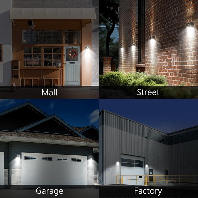 30W LED Wall Pack Light with Dusk to Dawn Sensor, 3600LM, 5000K Daylight, 120...