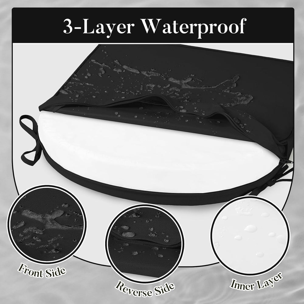 Basic Beyond Outdoor Cushions for Patio Furniture: Waterproof & UV Resist...