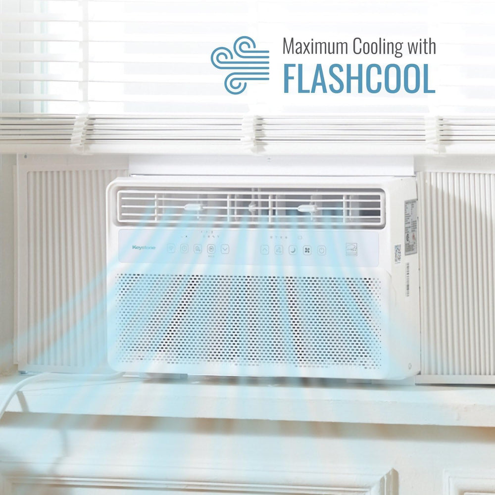 Keystone 10,000 BTU Window Mounted Inverter Air Conditioner with Quiet