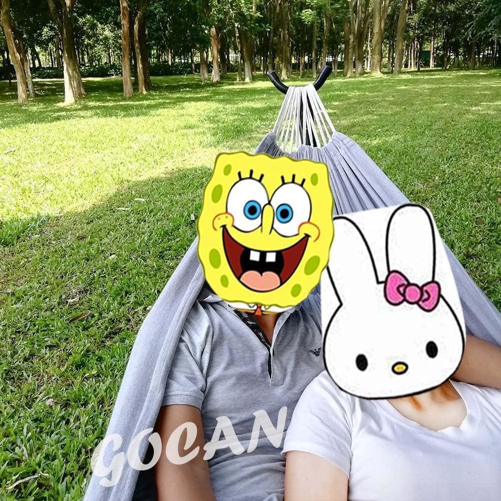GOCAN Hammock 2 Person Outdoor bedsize 220 x 150cm(Gray)