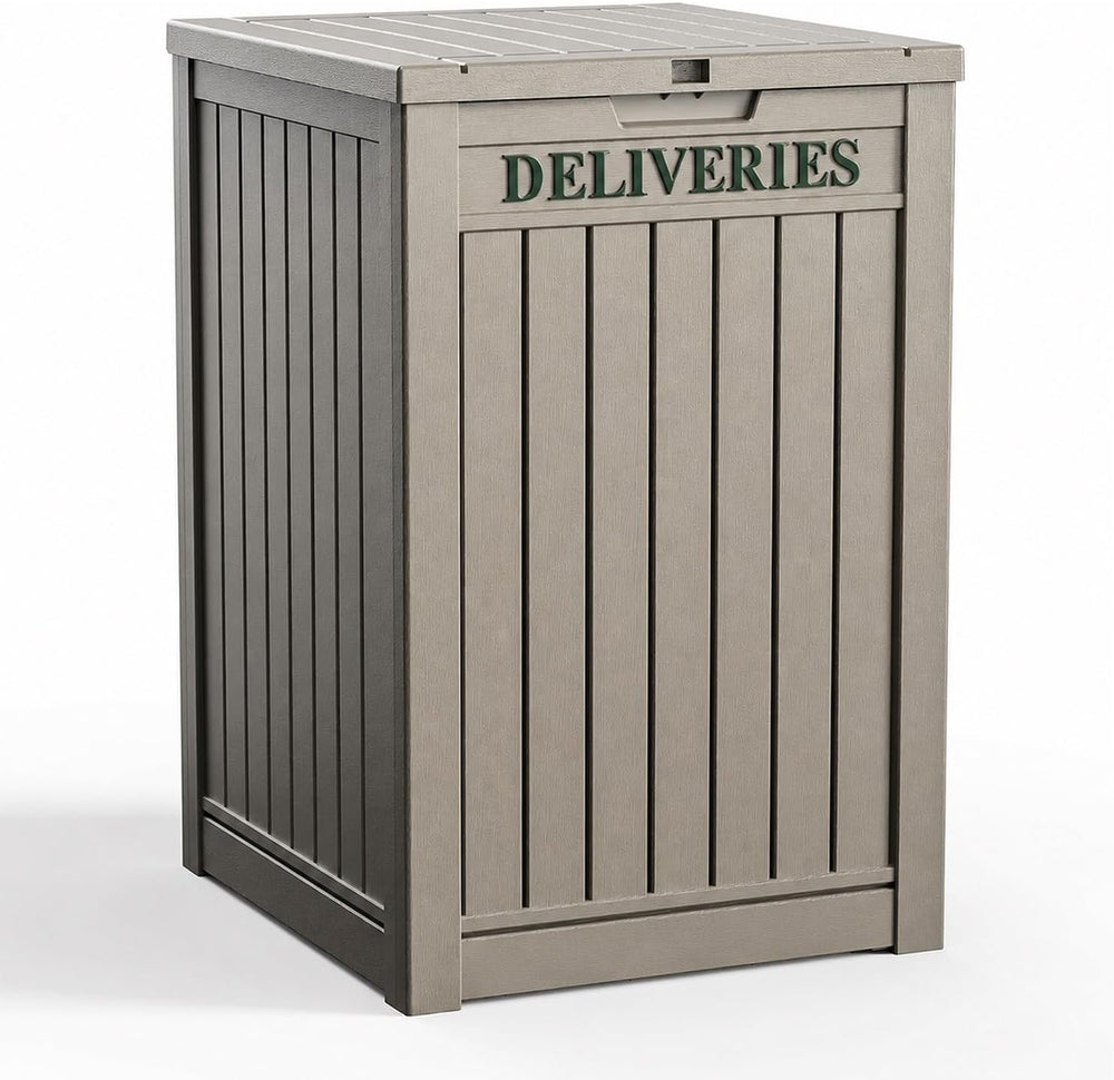 EasyUp Package Delivery Boxes for Outside, 55 Gallon Outdoor Parcel MailBox D...