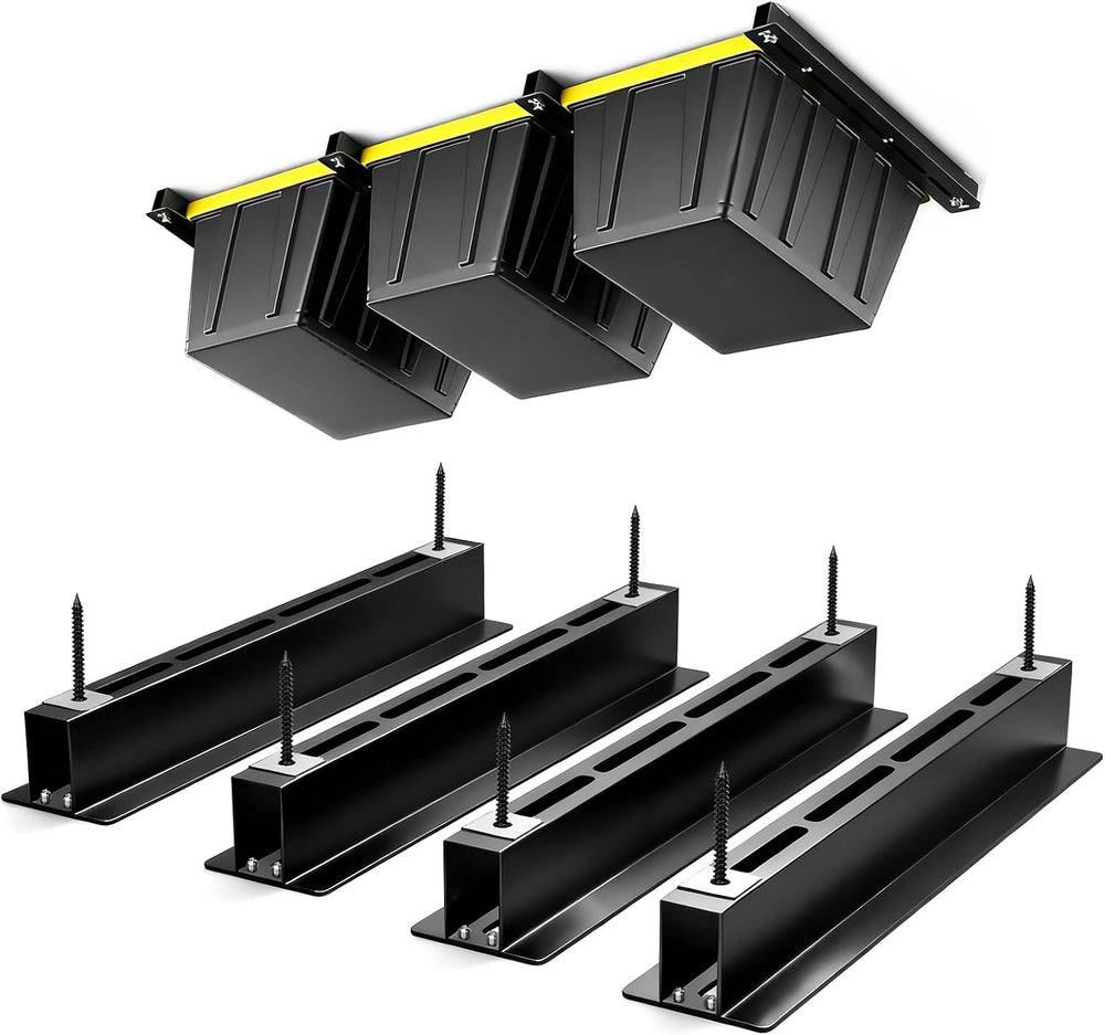 4 Pack Overhead Garage Storage Racks, Heavy Duty Ceiling Storage Rack